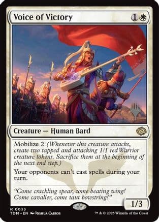Voice of Victory (033) [Promo Pack: Tarkir: Dragonstorm]