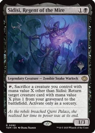Sidisi, Regent of the Mire (092) [Promo Pack: Tarkir: Dragonstorm]  Foil
