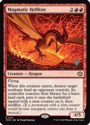 Magmatic Hellkite (111) [Promo Pack: Tarkir: Dragonstorm]