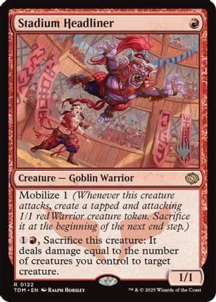 Stadium Headliner (122) [Promo Pack: Tarkir: Dragonstorm]