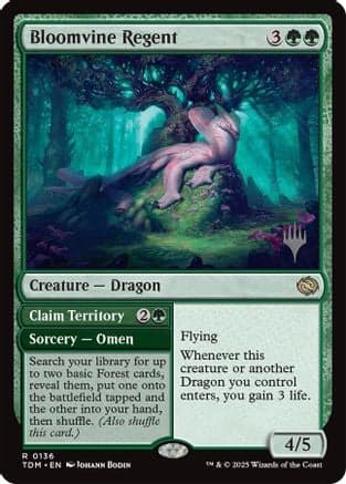 Bloomvine Regent (136) [Promo Pack: Tarkir: Dragonstorm]  Foil