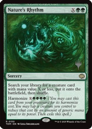 Nature's Rhythm (150) [Promo Pack: Tarkir: Dragonstorm]