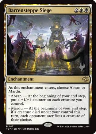 Barrensteppe Siege (171) [Promo Pack: Tarkir: Dragonstorm]  Foil