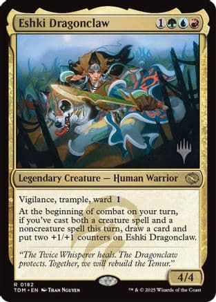 Eshki Dragonclaw (182) [Promo Pack: Tarkir: Dragonstorm]