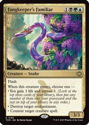 Fangkeeper's Familiar (183) [Promo Pack: Tarkir: Dragonstorm]  Foil