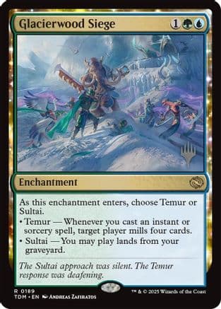 Glacierwood Siege (189) [Promo Pack: Tarkir: Dragonstorm]  Foil