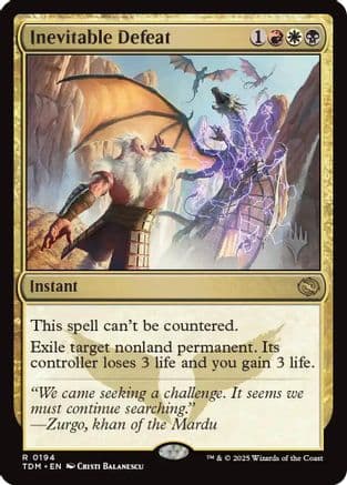 Inevitable Defeat |  (194) [Promo Pack: Tarkir: Dragonstorm]