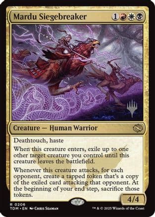 Mardu Siegebreaker (206) [Promo Pack: Tarkir: Dragonstorm]  Foil