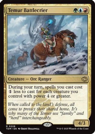 Temur Battlecrier (228) [Promo Pack: Tarkir: Dragonstorm]