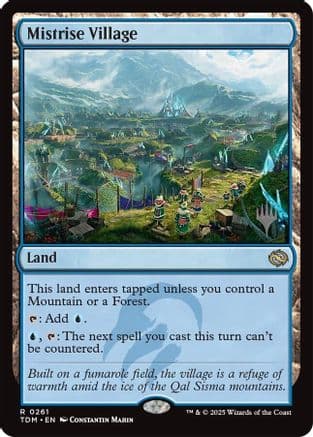 Mistrise Village (261) [Promo Pack: Tarkir: Dragonstorm]