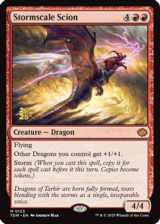 Stormscale Scion (123) [Prerelease Cards]  Foil