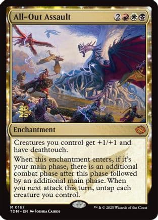All-Out Assault (167) [Prerelease Cards]  Foil