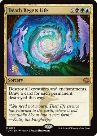 Death Begets Life (176) [Prerelease Cards]  Foil