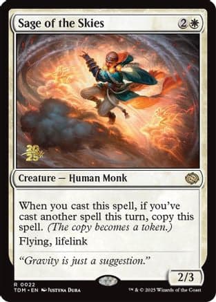 Sage of the Skies (022) [Prerelease Cards]  Foil