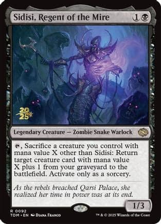 Sidisi, Regent of the Mire (092) [Prerelease Cards]  Foil