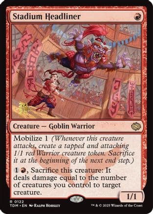 Stadium Headliner (122) [Prerelease Cards]