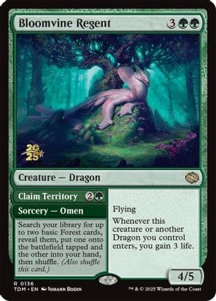 Bloomvine Regent (136) [Prerelease Cards]