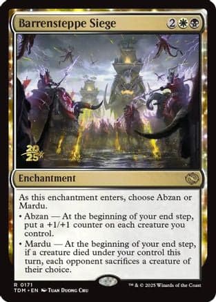 Barrensteppe Siege (171) [Prerelease Cards]  Foil