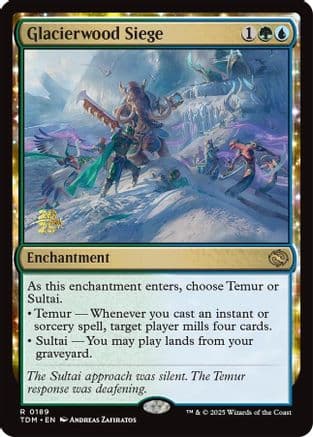 Glacierwood Siege (189) [Prerelease Cards]  Foil