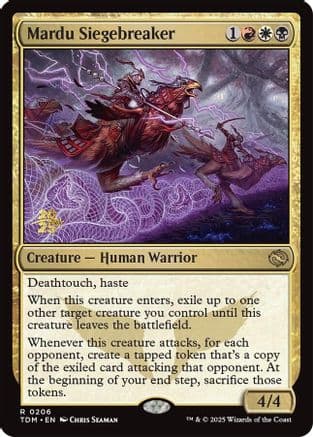 Mardu Siegebreaker (206) [Prerelease Cards]  Foil