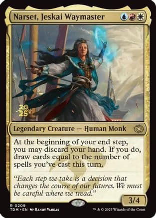 Narset, Jeskai Waymaster (209) [Prerelease Cards]