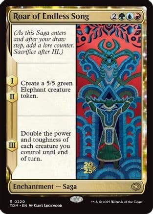 Roar of Endless Song (220) [Prerelease Cards]  Foil