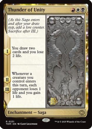 Thunder of Unity (231) [Prerelease Cards]  Foil