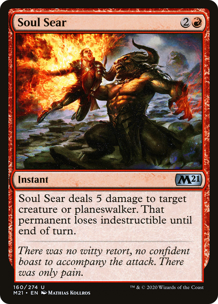 Soul Sear [Core Set 2021] Foil