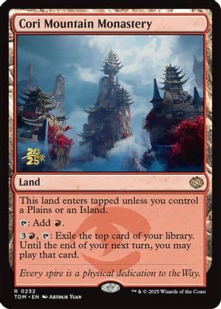 Cori Mountain Monastery (252) [Prerelease Cards]  Foil