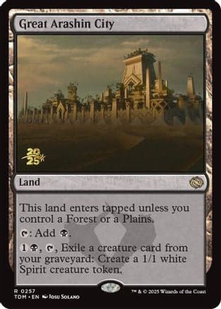 Great Arashin City (257) [Prerelease Cards]  Foil