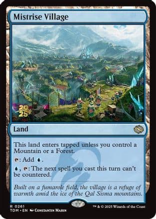 Mistrise Village (261) [Prerelease Cards]  Foil