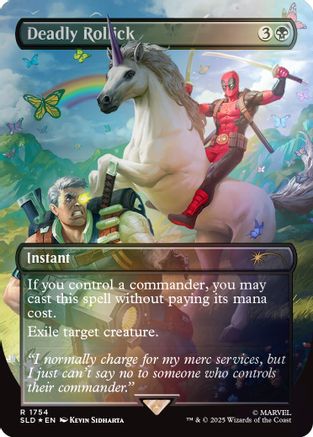 Deadly Rollick (Rainbow Foil) (1754) [Secret Lair Drop Series]  Foil