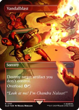 Vandalblast (1757) (Rainbow Foil) (1757) [Secret Lair Drop Series]  Foil