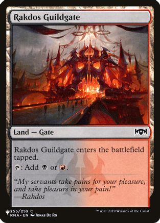 Rakdos Guildgate (255) (255) [The List Reprints]