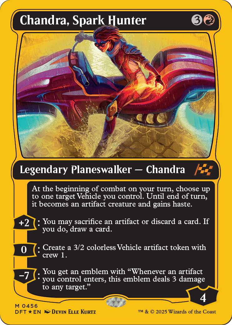 Chandra, Spark Hunter (First-Place Foil) |  Foil (456) [Aetherdrift]