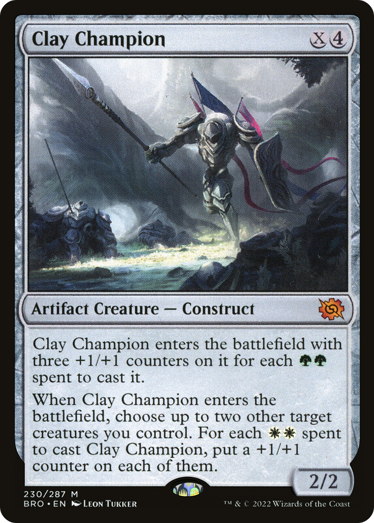 Clay Champion [The Brothers' War] Foil