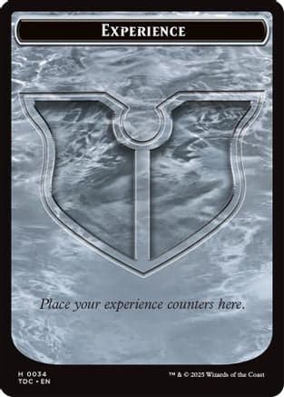 Experience // Treasure Double-Sided Token (34 // 16) [Commander: Tarkir: Dragonstorm]