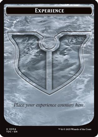 Experience // Treasure Double-Sided Token (34 // 16) [Commander: Tarkir: Dragonstorm]