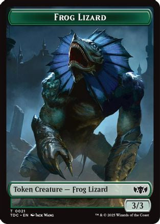 Frog Lizard // Dragon (0014) Double-Sided Token (21 // 14) [Commander: Tarkir: Dragonstorm]