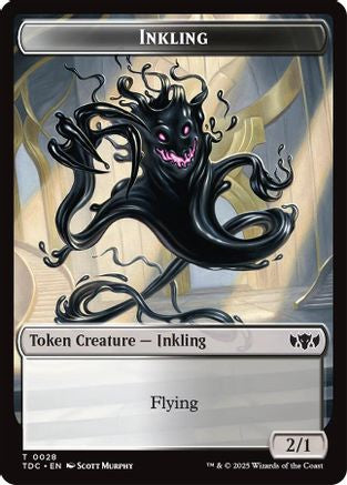 Inkling // Insect (0023) Double-Sided Token (28 // 23) [Commander: Tarkir: Dragonstorm]