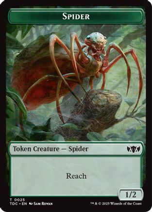 Spider // Bird Double-Sided Token (25 // 2) [Commander: Tarkir: Dragonstorm]