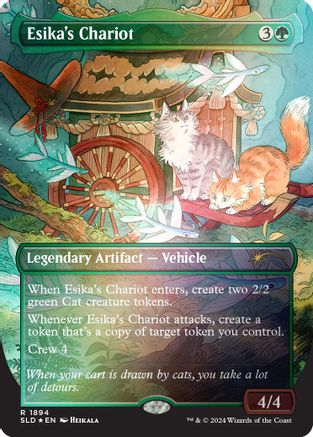 Esika's Chariot (Rainbow Foil) (1894) [Secret Lair Drop Series]  Foil