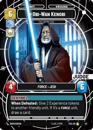 Obi-Wan Kenobi - Following Fate | Foil (45)  [Judge Promos]