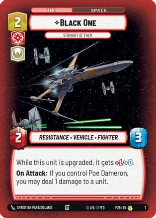 Black One - Straight At Them |  (7)  [Organized Play Promos]