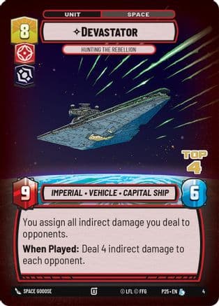Devastator - Hunting the Rebellion (Top 4) | Foil (4)  [Organized Play Promos]