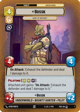 Bossk - Hunt By Instinct |  (1)  [Organized Play Promos]