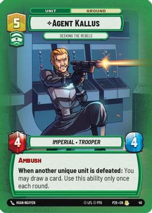Agent Kallus - Seeking the Rebels | Foil (40)  [Organized Play Promos]