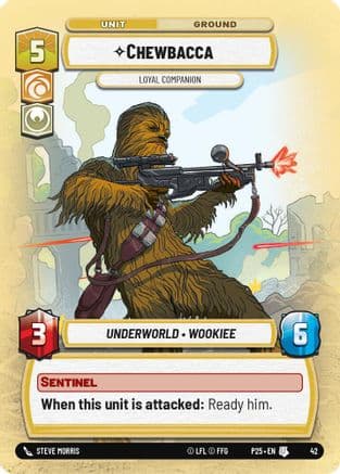 Chewbacca - Loyal Companion | Foil (42)  [Organized Play Promos]