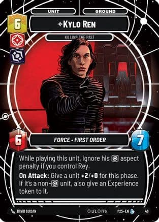 Kylo Ren - Killing the Past (Day 2) | Foil (46)  [Organized Play Promos]