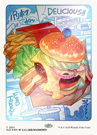 Food Token (2011) (Rainbow Foil) (2011) [Secret Lair Drop Series]  Foil